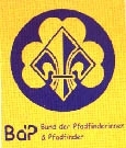 Aufkleber BdP Bundeszeichen mit Schrift